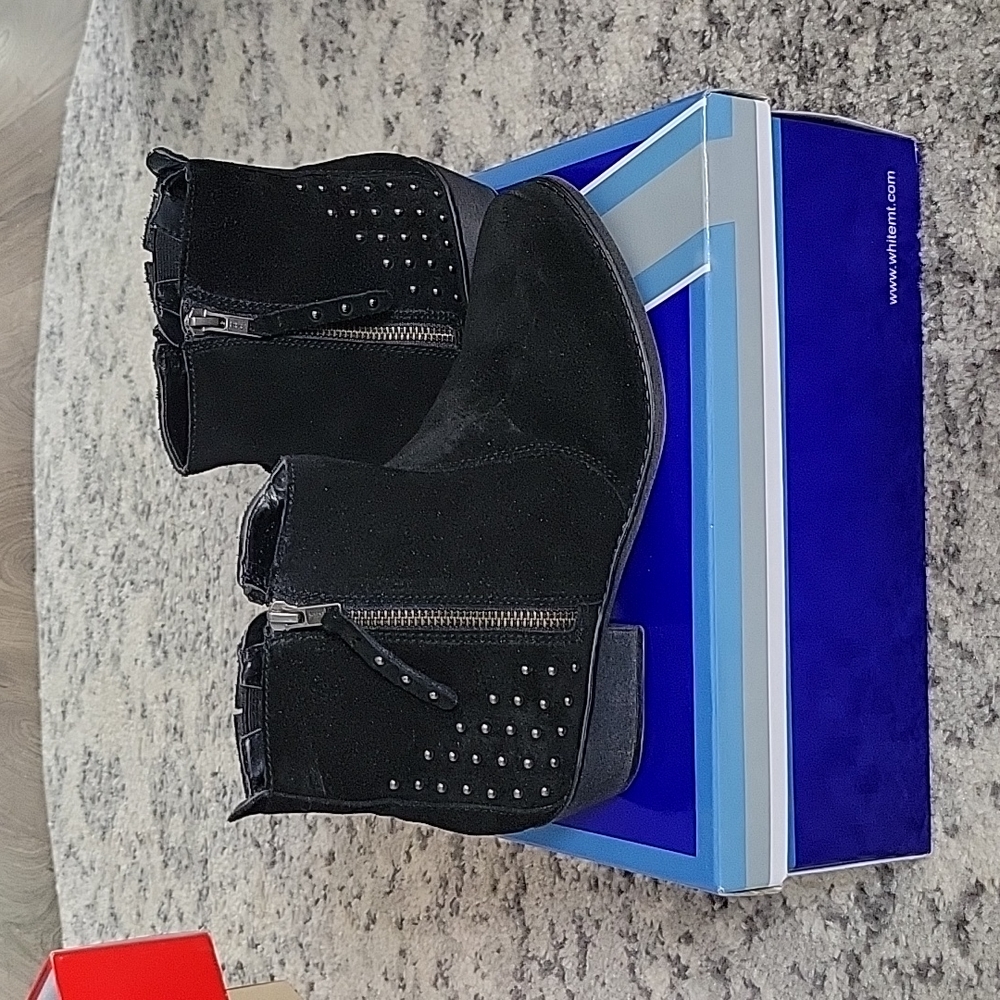 Suede Booties
